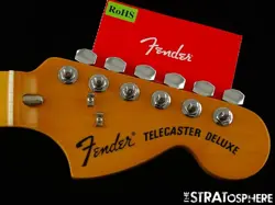 FENDER AV II AMERICAN VINTAGE 1975 TELE DELUXE NECK  TUNERS, TELECASTER MAPLE