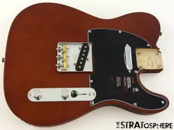AMERICAN PERFORMER FENDER TIMBER TELECASTER TELE LOADED BODY USA SASSAFRAS MOCHA