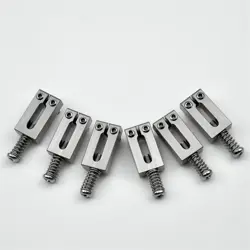 6 STRING STEEL STAINLESS TREMOLO BRIDGE SADDLES FOR FENDER STRAT TELE 10.8MM