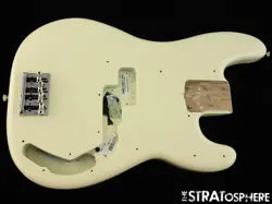FENDER AMERICAN PROFESSIONAL II PRECISION P BASS BODY & HARDWARE, OLYMPIC WHITE