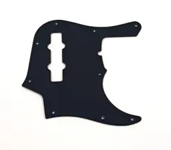 BLACK ACRYLIC PICKGUARD FOR US FENDER 22 FRETS 4 STRING DELUXE JAZZ BASS