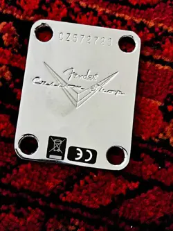 FENDER CUSTOM SHOP NECK PLATE