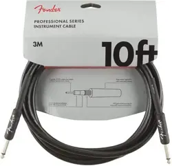 FENDER PROFESSIONAL 10' INSTRUMENT CABLE - BLACK