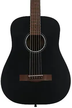 FENDER FA-15 3/4 SCALE STEEL ACOUSTIC GUITAR - BLACK