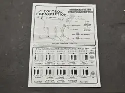 FENDER USA AMERICAN ELITE HSS STRAT LOADED PICKGUARD - SHAWBUCKER & N4 NOISELES