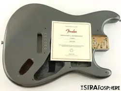 STRATOCASTER GUITAR PEWTER