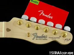 USA FENDER JAMES BURTON TELECASTER TELE, NECK W/ TUNERS, MAPLE SATIN 60S 