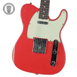 NEW FENDER CUSTOM SHOP '64 TELECASTER RELIC FIESTA RED
