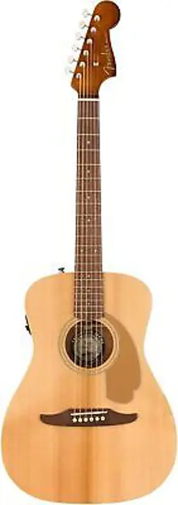FENDER MALIBU PLAYER ACOUSTIC ELECTRIC GUITAR, WALNUT FINGERBOARD - NATURAL