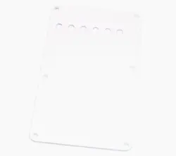 WHITE 1-PLY BACK PLATE/TREMOLO COVER FOR FENDER STRATOCASTER/STRAT® PG-0556-025