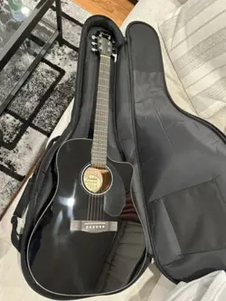 FENDER CD-60SCE DREADNOUGHT ACOUSTIC-ELECTRIC GUITAR BLACK