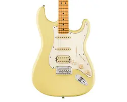 USED FENDER PLAYER II STRATOCASTER HSS - HIALEAH YELLOW W/MAPLE FB