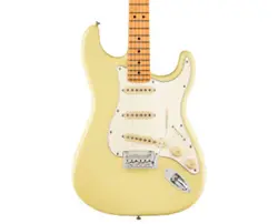 USED FENDER PLAYER II STRATOCASTER - HIALEAH YELLOW W/MAPLE FB