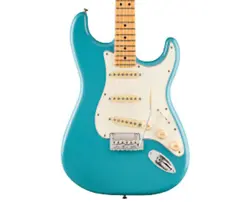USED FENDER PLAYER II STRATOCASTER - AQUATONE BLUE W/MAPLE FB
