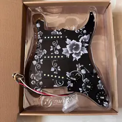 SSS GUITAR PREWIRED PICKGUARD WITH SINGLE COIL PICKUPS FOR FENDER ST GUITAR