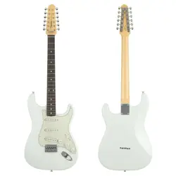 FENDER MADE IN JAPAN LIMITED STRATOCASTER XII OLYMPIC WHITE ELECTRIC GUITAR