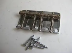 VINTAGE MODEL USA FENDER JAZZ BASS GUITAR BRIDGE TAILPIECE PART FOR PROJECT