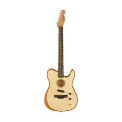 [PREORDER] FENDER AMERICAN ACOUSTASONIC TELECASTER GUITAR W/BAG, EBONY, FB