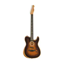 [PREORDER] FENDER AMERICAN ACOUSTASONIC TELECASTER GUITAR W/BAG, EBONY FB