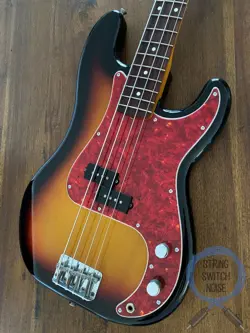 FENDER PRECISION BASS, ’62, SUNBURST, 1997, USA PICKUPS, ALDER BODY
