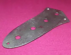 AGED NICKEL CONTROL PLATE FOR FENDER USA JAZZ BASS