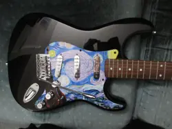 ~CASHIFIED~ RARE FENDER SQUIER STRATOCASTER W/VAN GOGH 