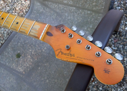 GENUINE FENDER LIC RELIC STRAT NECK AGED NITRO 57 STRATOCASTER MR G'S CUSTOM