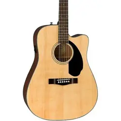 FENDER CD-60SCE DREADNOUGHT ACOUSTIC-ELECTRIC GUITAR NATURAL REFURBISHED