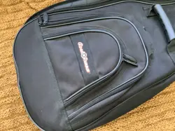 FENDER SQUIER MINI STRATOCASTER 6 STRING ELECTRIC GUITAR BLACK W/ BACKPACK BAG