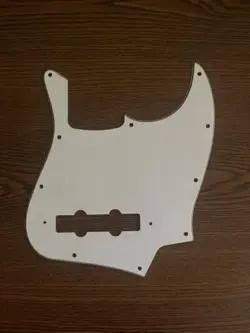 FENDER GEDDY LEE JAZZ BASS WHITE 3 PLY PICKGUARD, BASS GUITAR