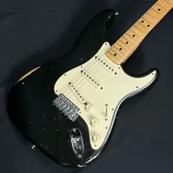 USED FENDER / 1972 STRATOCASTER BLACK 355943 ELECTRIC GUITAR