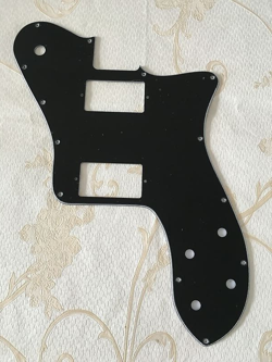 PICK FITS FENDER SQUIER TELECASTER DELUXE PAF GUITAR PICKGUARD,3 PLY BLACK