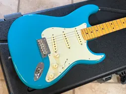 2021 FENDER AMERICAN PROFESSIONAL II STRATOCASTER MIAMI BLUE MAPLE NO RESERVE