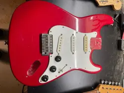 USED FENDER SQUIRE STRAT BODY WITH PICKUPS