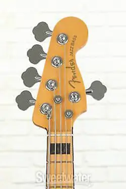 FENDER AMERICAN ULTRA JAZZ BASS V - ARCTIC PEARL WITH MAPLE FINGERBOARD