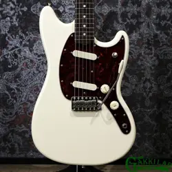 FENDER MADE IN JAPAN CHAR MUSTANG OLYMPIC WHITE ROSEWOOD 2022 ELECTRIC GUITAR