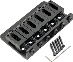 BASIC 52.5MM(2-1/16 INCH FIXED HARDTAIL GUITAR BRIDGE FOR 6 STRING FENDER STRAT