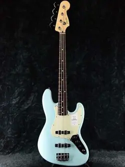 FENDER MADE IN JAPAN JUNIOR COLLECTION JAZZ BASS   SATIN DAPHNE BLUE   ROSEWOO