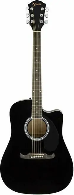 FENDER FA-125CE ACOUSTIC ELECTRIC GUITAR - BLACK
