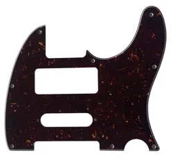 FOR FENDER TELE 8 HOLE P90 STRAT STYLE GUITAR PICKGUARD 4 PLY BROWN TORTOISE