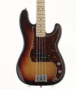 FENDER USA AMERICAN STANDARD PRECISION BASS 3-COLOR SUNBURST USED W/HARD CASE