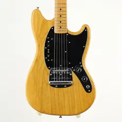 FENDER JAPAN MG77 VINTAGE NATURAL USED 2010-2012 MAPLE NECK W/SOFT CASE