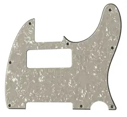 FOR FENDER ESQUIRE VINTAGE TELE 8-HOLE P90 GUITAR PICKGUARD IVORY WHITE PEARL