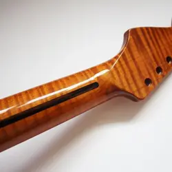 FENDER STRATOCASTER FLAME NORTH AMERICAN MAPLE LIGHT ELECTRIC GUITAR NECK