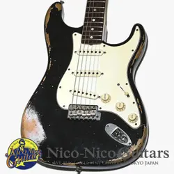 FENDER CUSTOM SHOP 2016 1967 STRATOCASTER HEAVY RELIC BLACK