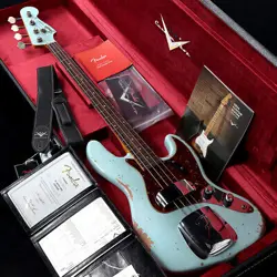 FENDER CUSTOM SHOP / 1961 JAZZ BASS HEAVY RELIC FADED AGED DAPHNE BLUE CZ578668