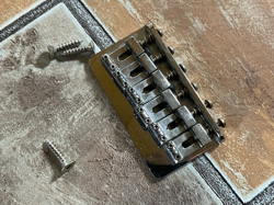 1982 1983 FENDER BULLET STRATOCASTER GUITAR BRIDGE CHROME