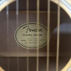 LEFT-HANDED FENDER ACOUSTIC GUITAR CD-60S LEFT-HAND