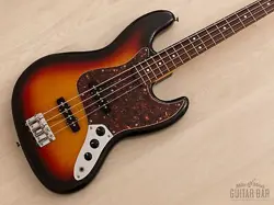 2002 FENDER JAZZ BASS ‘62 VINTAGE REISSUE JB62-58 SUNBURST NEAR-MINT, JAPAN CIJ