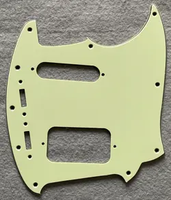 FOR FENDER KURT COBAIN JAG-STANG GUITAR PICKGUARD,3 PLY VINTAGE GREEN